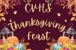 thanksgiving decor graphic CVHS Thanksgiving Feast